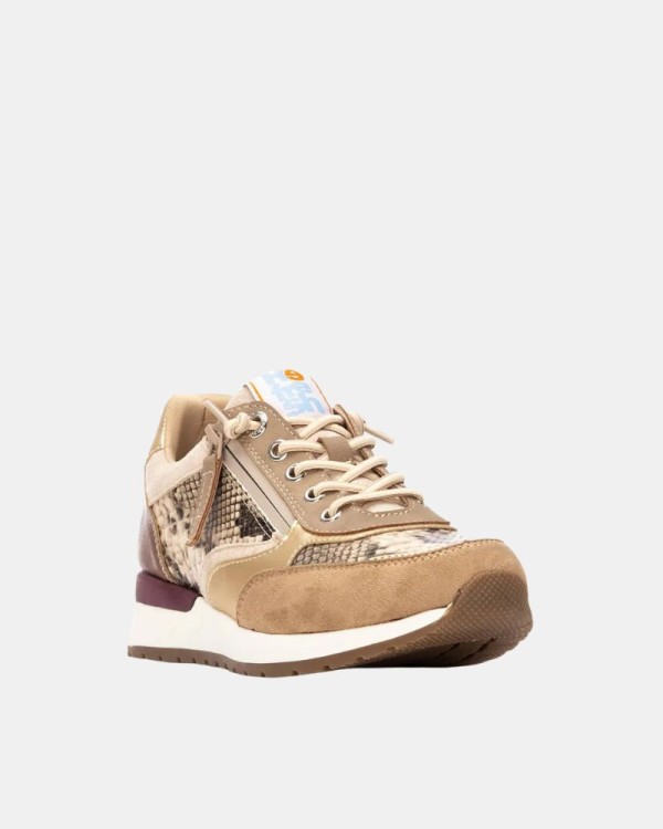 Zapatillas Bajas Mujer REFRESH Beige 172960