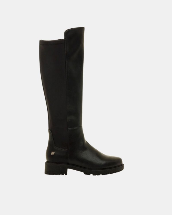 Botas altas pretas Mustang