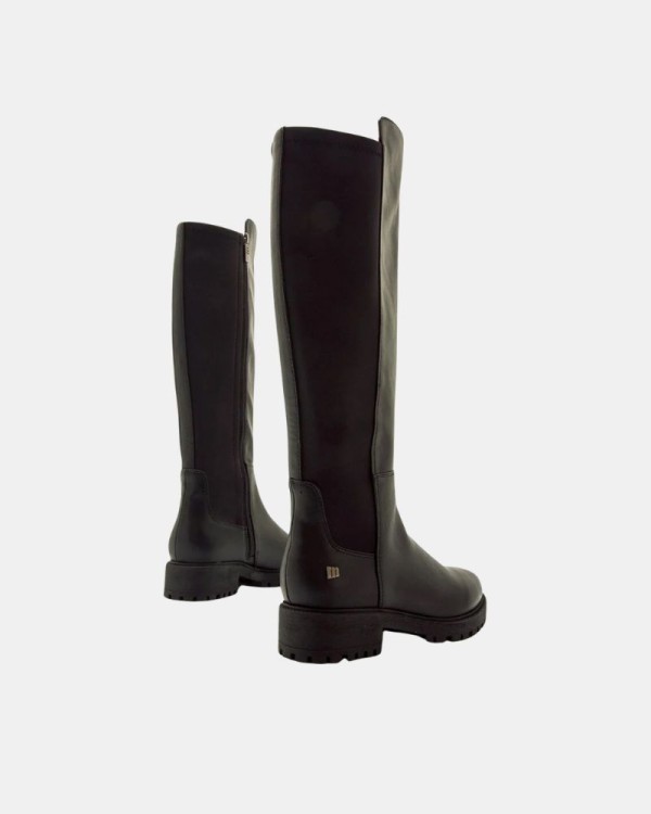 Botas altas pretas Mustang