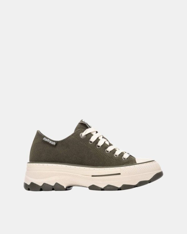 Zapatillas Bajas Mujer REFRESH Verde 173079