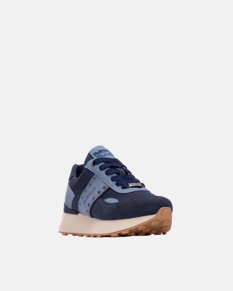 Zapatillas Bajas Mujer REFRESH Azul 173064
