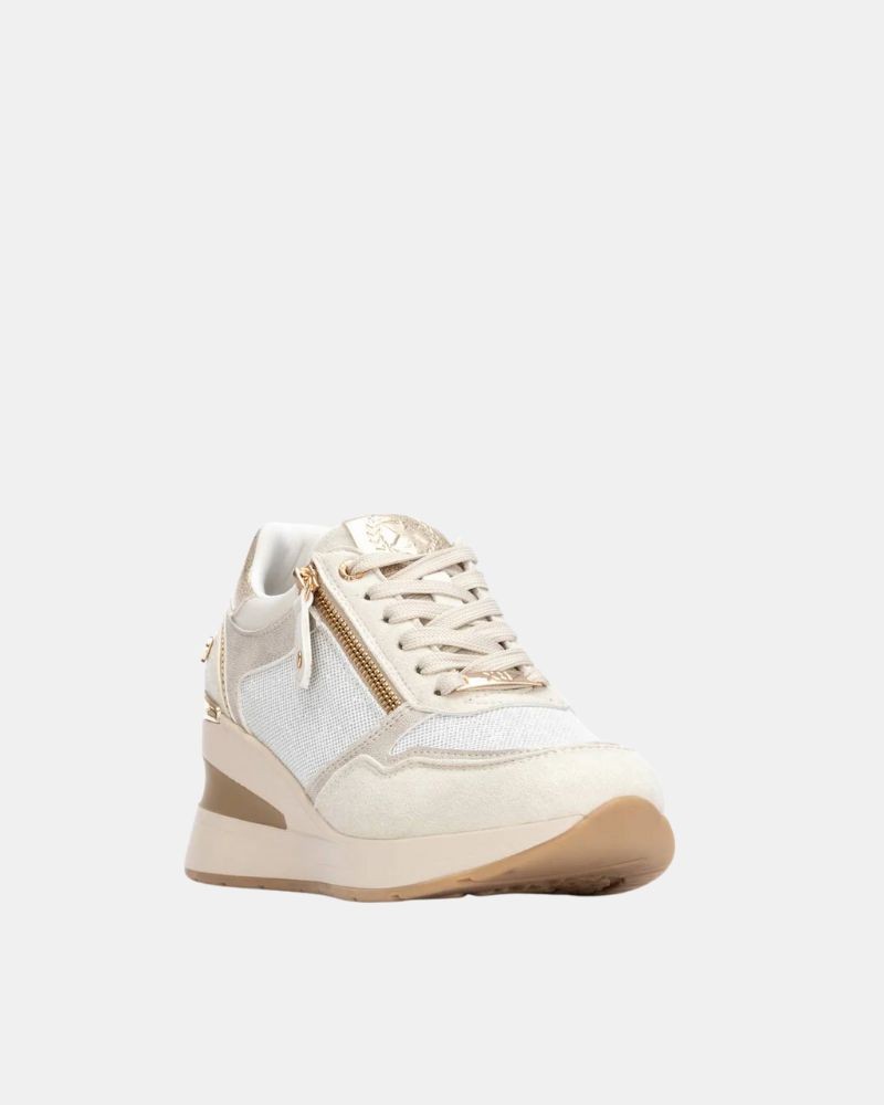 Zapatillas Bajas Mujer XTI Beige 144379