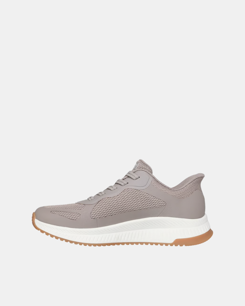 Sapatilhas Fascite Plantar Mulher SKECHERS Taupe 117624 BOBS SQUAD 4