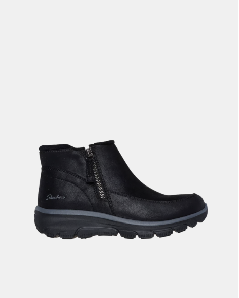 Botas Fascite Plantar Mulher SKECHERS Preto 168031 RELAXED FIT EASY GOING INTO FALL