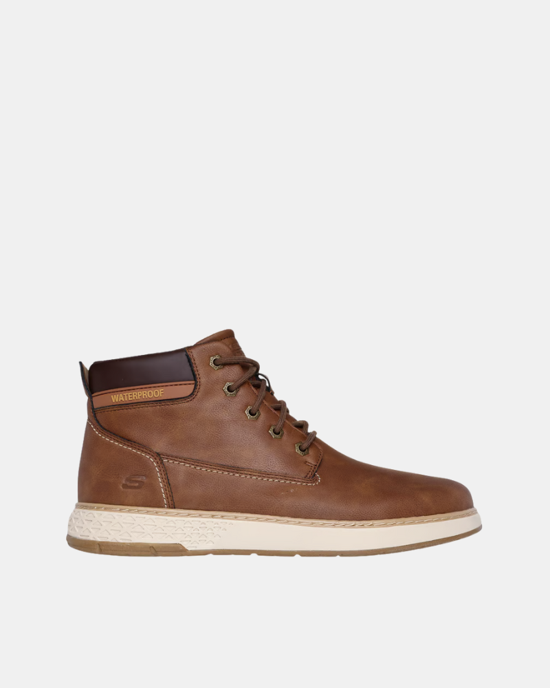  Botines Hombre SKECHERS Marrón 205235 RELAXED FIT GARLAN DENO