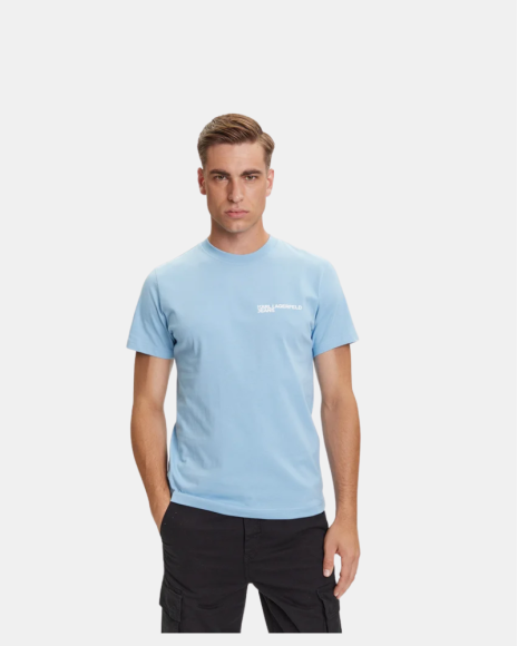 T-shirts Manga curta Homem Karl Lagerfeld Azul A1M17003
