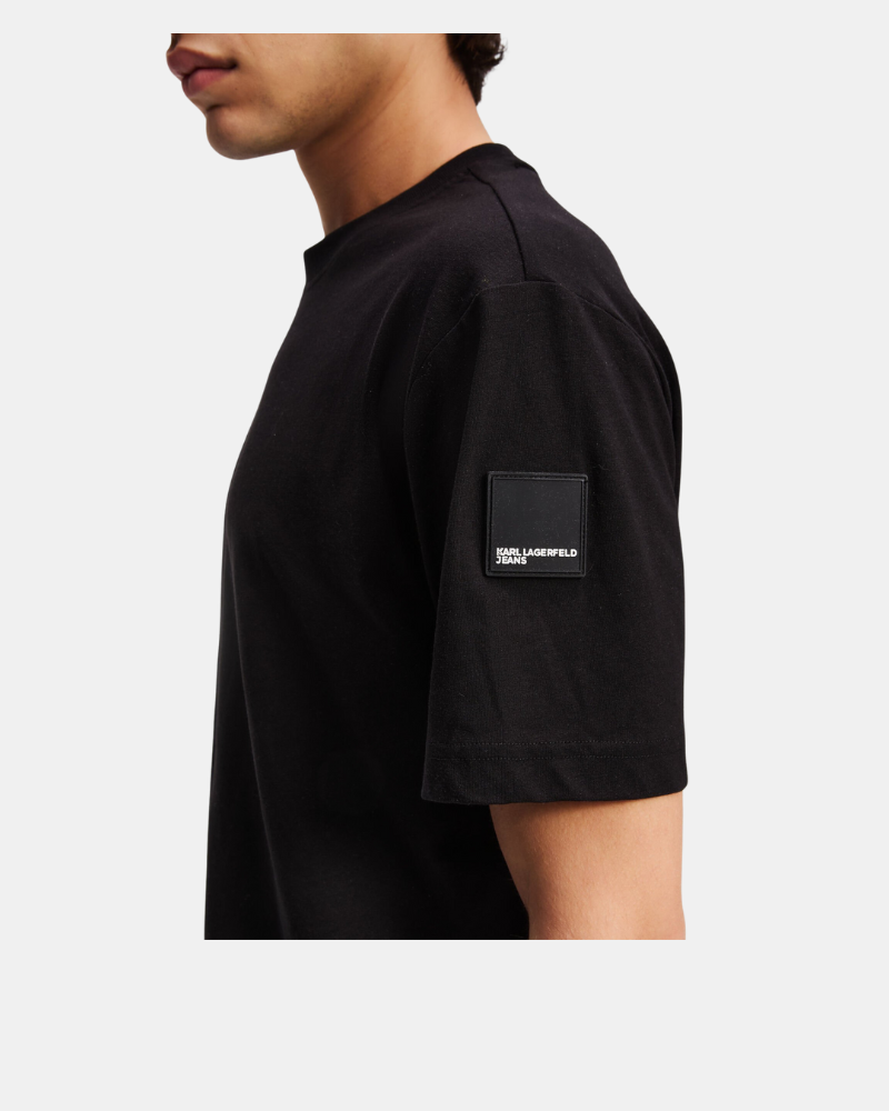 T-shirts Manga curta Homem Karl Lagerfeld Negro A3M17003