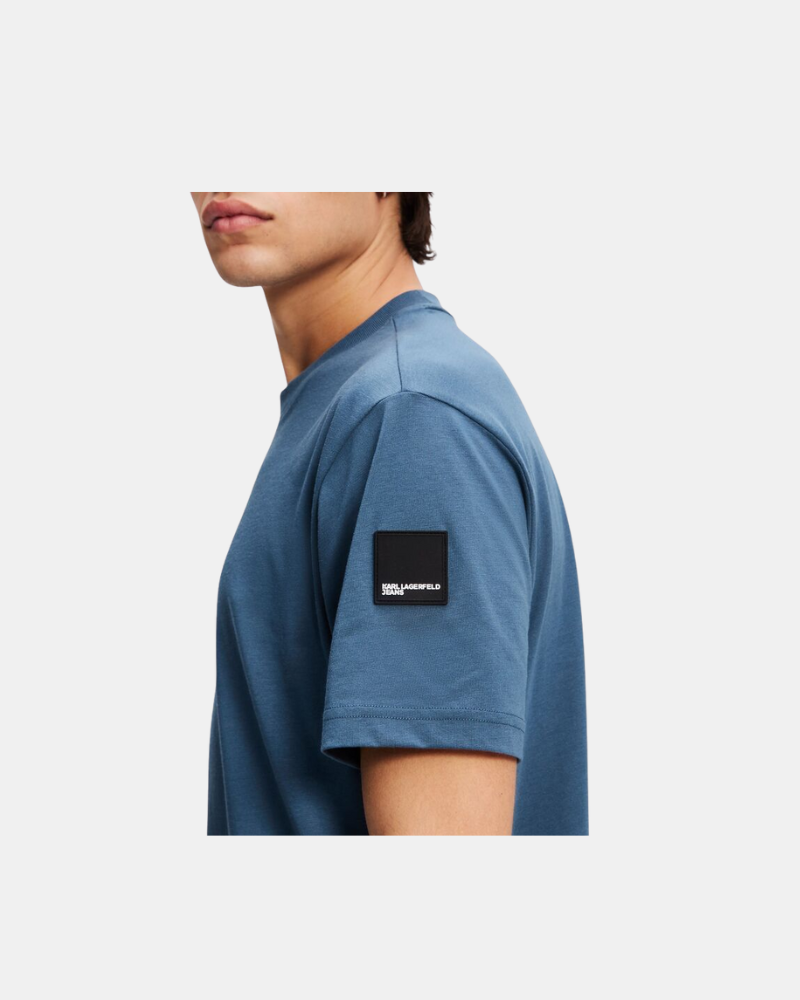 T-shirts Manga curta Homem Karl Lagerfeld Azul A3M17003
