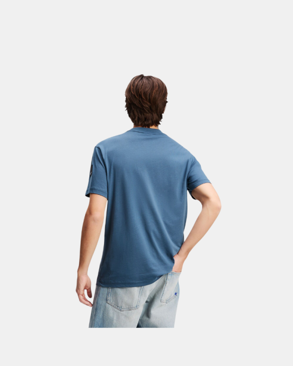 T-shirts Manga curta Homem Karl Lagerfeld Azul A3M17003