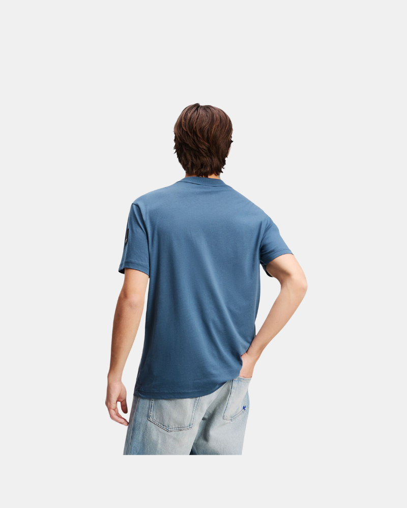 T-shirts Manga curta Homem Karl Lagerfeld Azul A3M17003