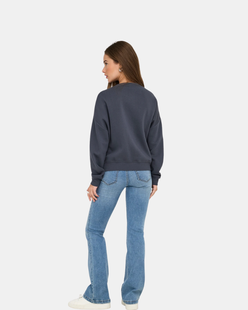  Sudaderas Manga larga Mujer ONLY Gris 15254183 SWEAT