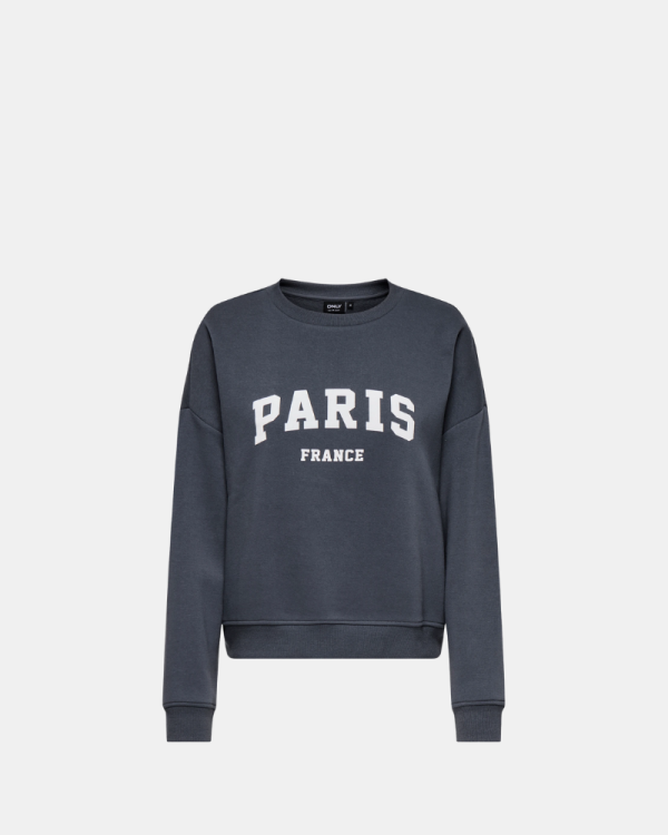 Casacos de Manga Comprida Mulher ONLY Cinza 15254181 SWEAT
