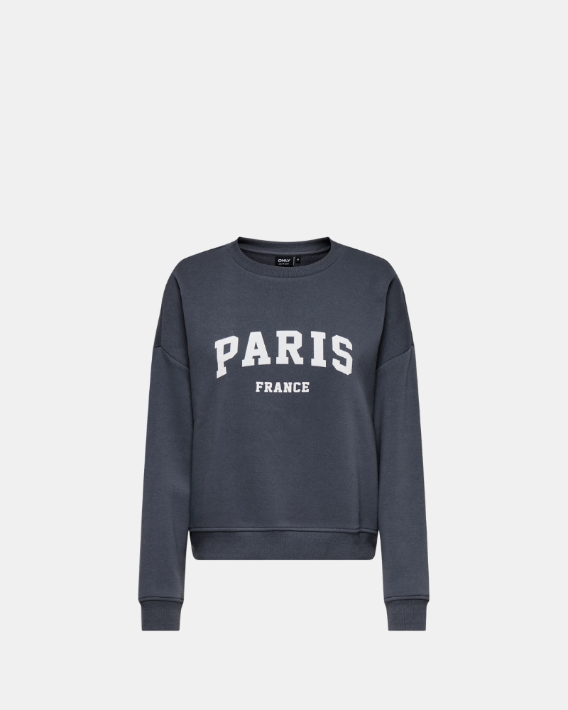  Sudaderas Manga larga Mujer ONLY Gris 15254183 SWEAT