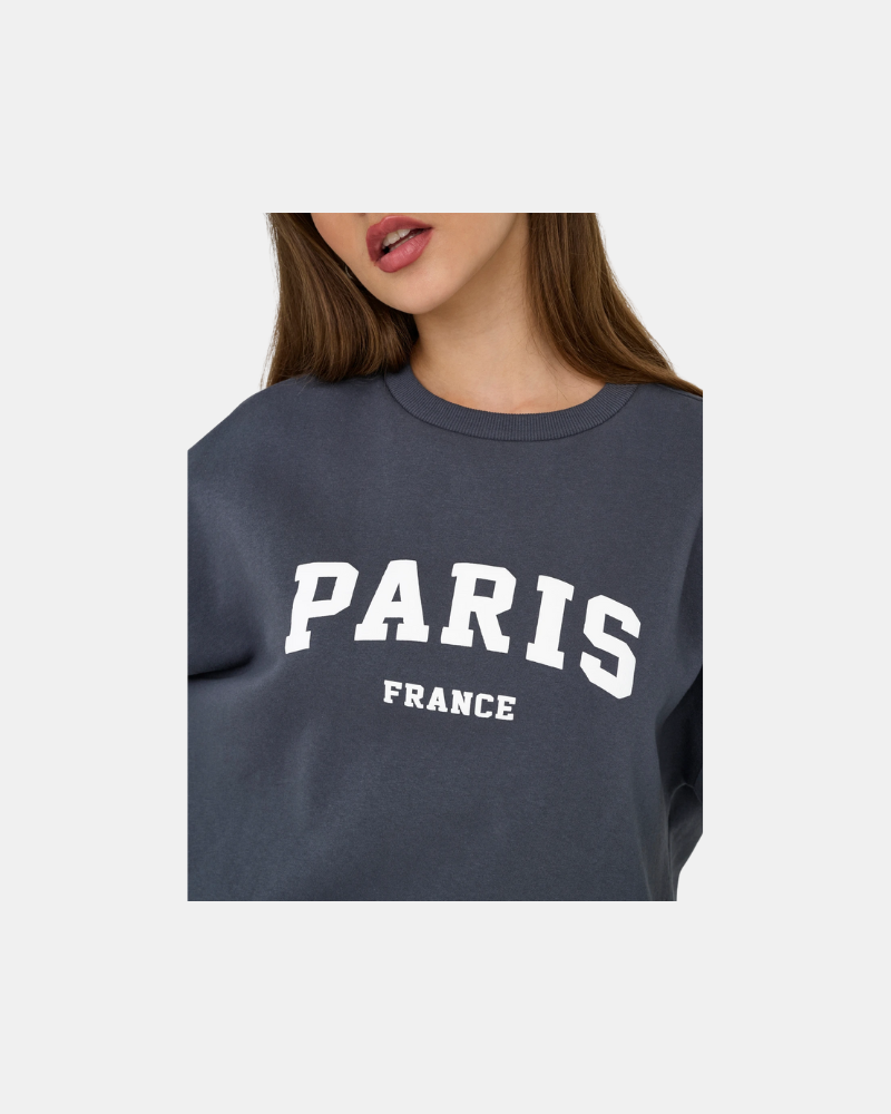 Casacos de Manga Comprida Mulher ONLY Cinza 15254181 SWEAT
