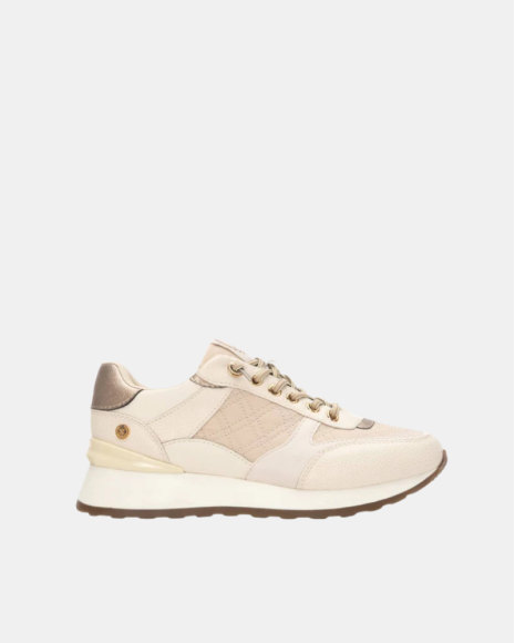 Zapatillas Bajas Mujer XTI Beige 144209