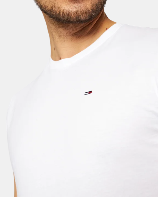 T-shirts Manga Curta Homem TOMMY HILFIGER Branco DM0DM04411