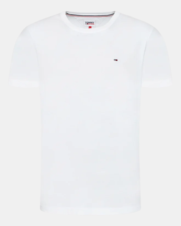 T-shirts Manga Curta Homem TOMMY HILFIGER Branco DM0DM04411