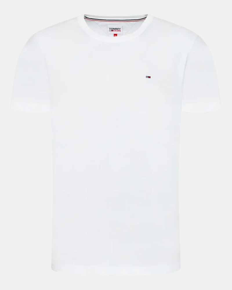 T-shirts Manga Curta Homem TOMMY HILFIGER Branco DM0DM04411