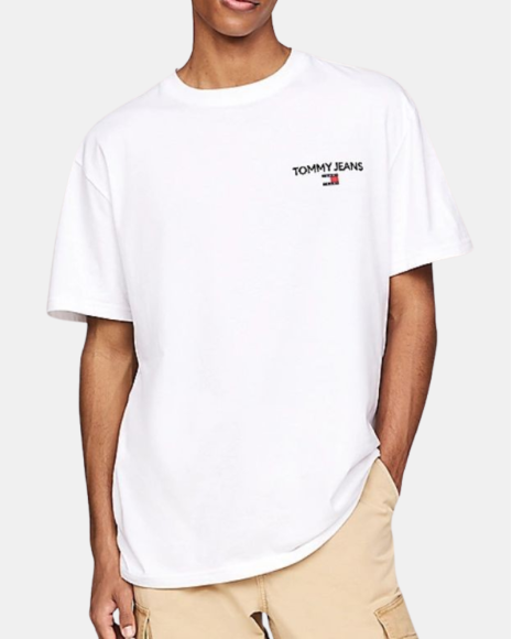 T-shirts Manga Curta Homem TOMMY HILFIGER Branco DM0DM19691