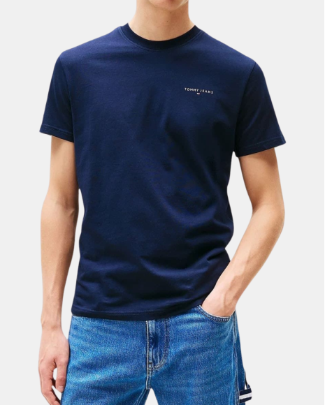 T-shirts Manga Curta Homem TOMMY HILFIGER Azul DM0DM21188