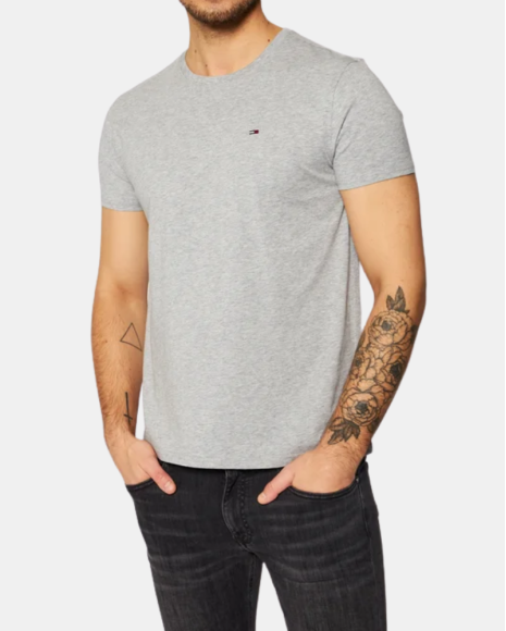 T-shirts Manga Curta Homem TOMMY HILFIGER Cinza DM0DM04411