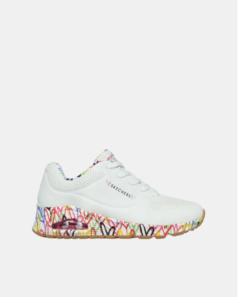 Zapatillas Mujer SKECHERS Blanco 155506 X JGOLDCROWN UNO LOVING LOVE