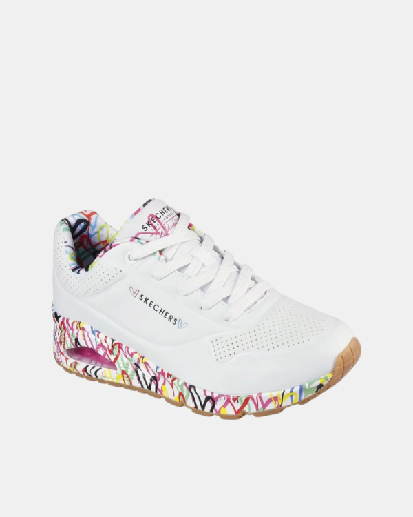 Zapatillas Mujer SKECHERS Blanco 155506 X JGOLDCROWN UNO LOVING LOVE