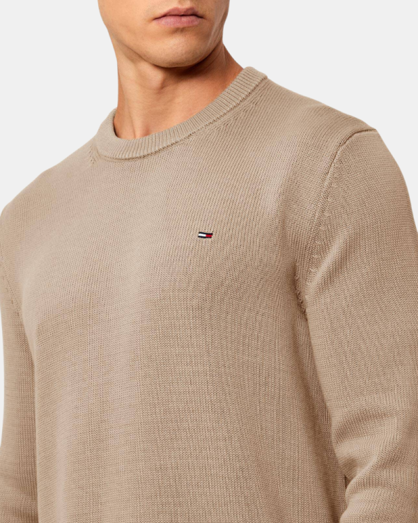 Camisola de Manga Comprida Homem TOMMY HILFIGER Taupe DM0DM21787