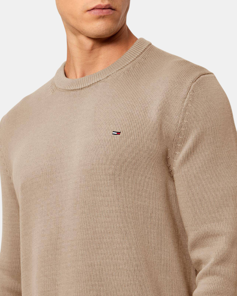  Jersey Manga larga Hombre TOMMY HILFIGER Taupe DM0DM21787