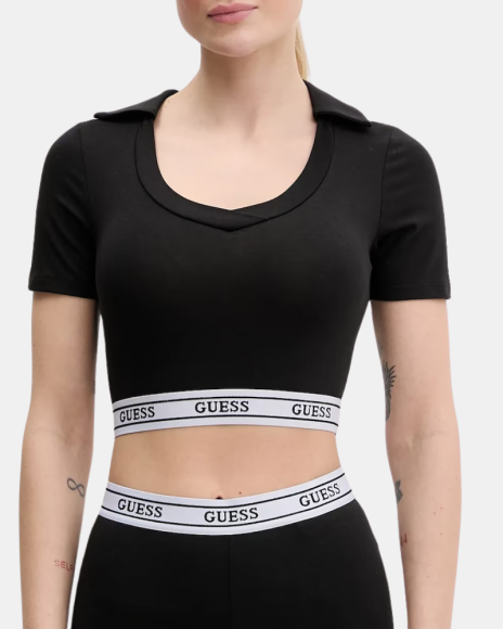 Ropa interior Manga corta Mujer GUESS Negro V5GP07 KCSA2