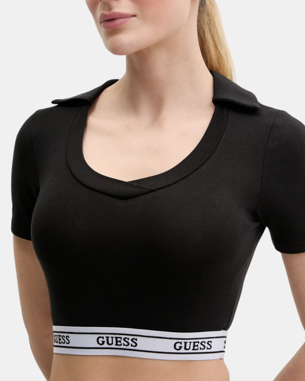 Roupa Interior Manga Curta Mulher GUESS Preto V5GP07 KCSA2