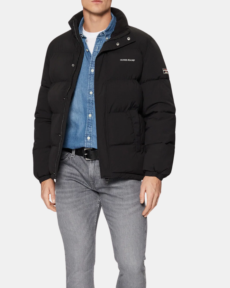 Casacos Manga comprida Homem GUESS Preto M4BL20 WGII2