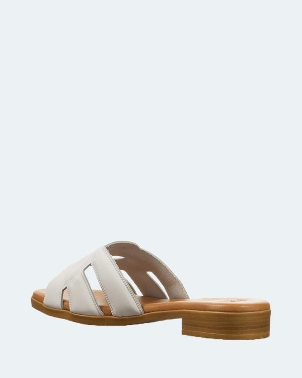 RKS 4963 Sandalias Abiertas Mujer Blanco