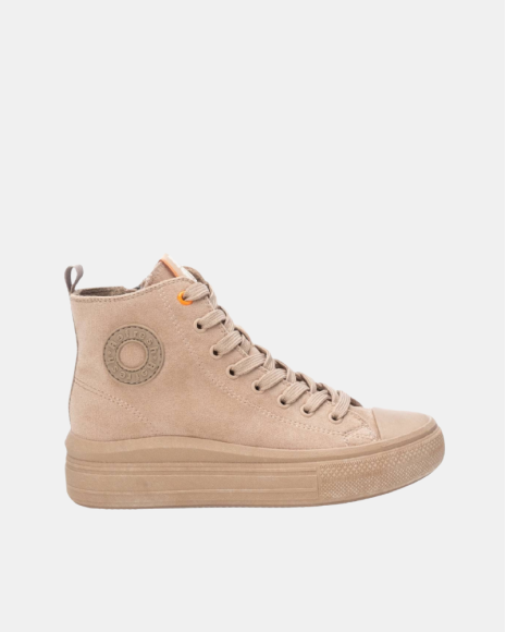 Zapatillas Altas Mujer REFRESH Beige 172303