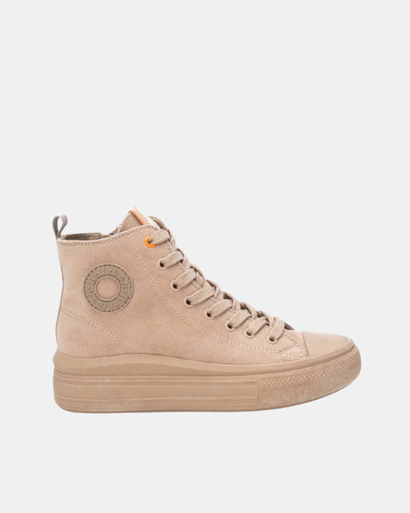 Zapatillas Altas Mujer REFRESH Beige 172303