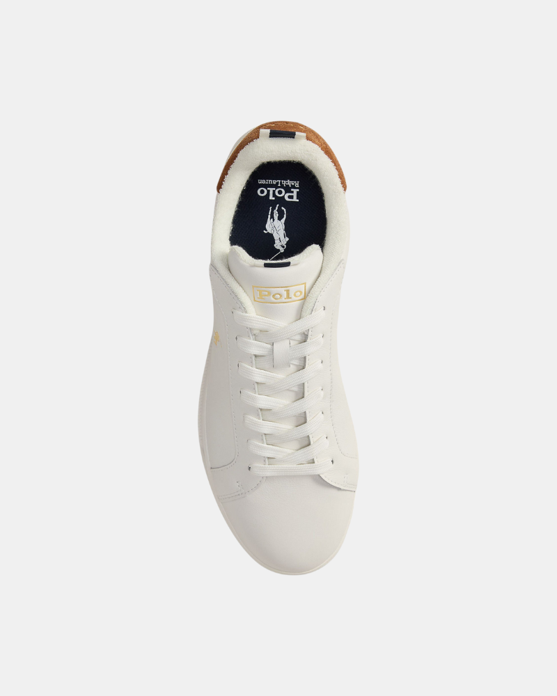 Sapatilhas Homem POLO RALPH LAUREN Branco 809P02081 HRT CRT RIB