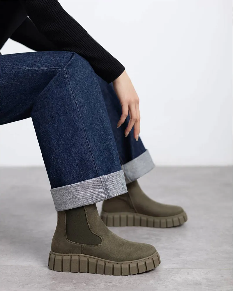  Botines Mujer REFRESH Verde 173088