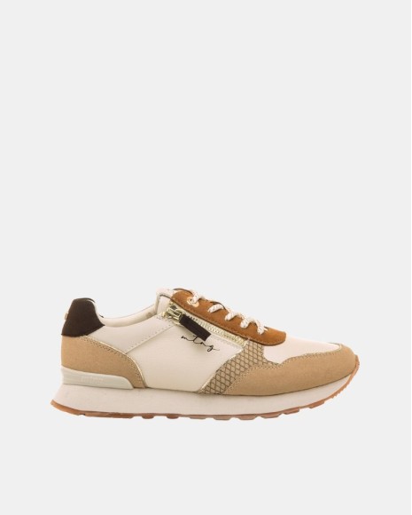 Zapatillas Bajas Mujer MUSTANG Beige 60391 JOGGO