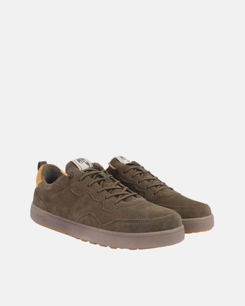 Zapatillas Bajas Hombre Walkin Pitas Verde KUME