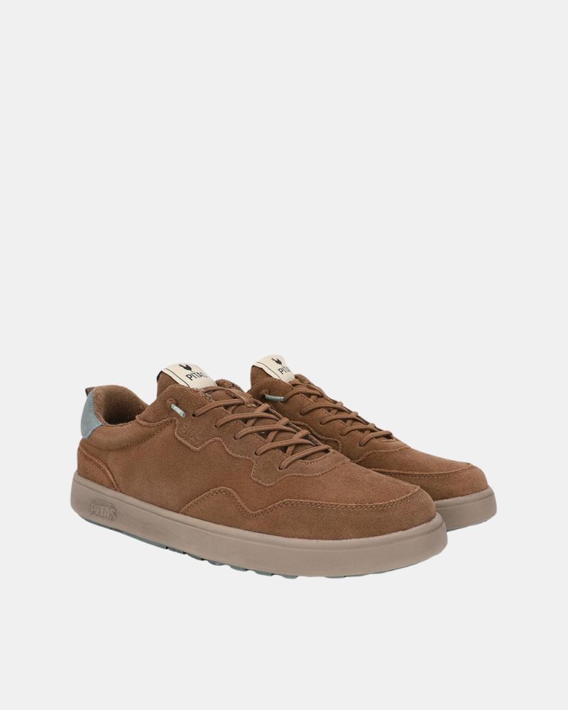 Zapatillas Bajas Hombre Walkin Pitas Marrón KUME