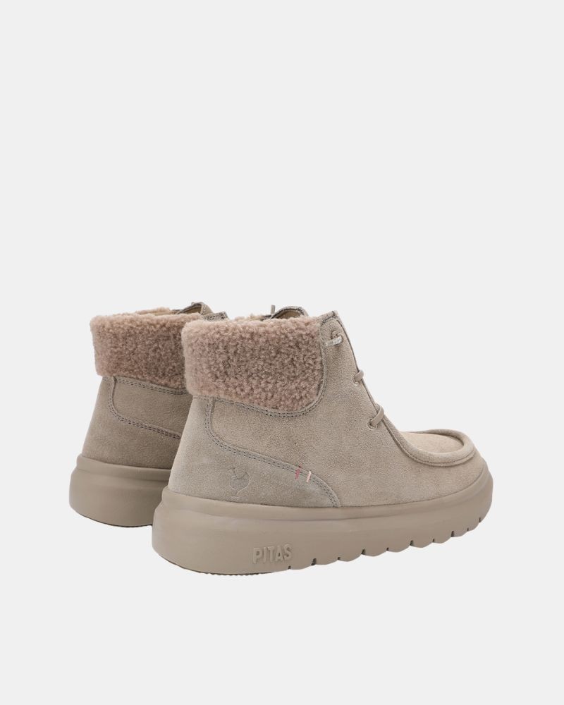 Botas Baixas Mulher Walkin Pitas Bege BERNA