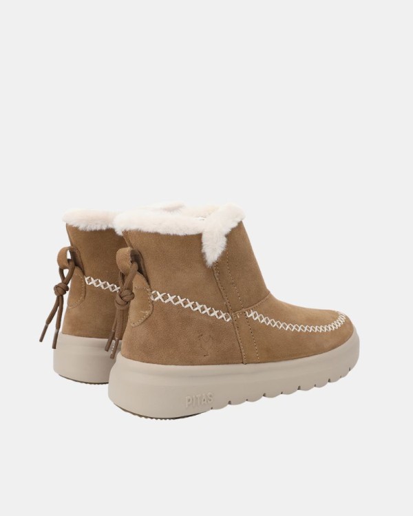 Botines Bajos Mujer Walkin Pitas Marrón DALE
