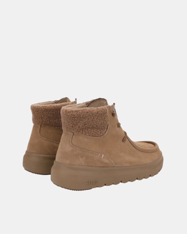 Botas Baixas Mulher Walkin Pitas Castanho BERNA