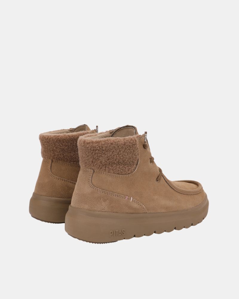 Botas Baixas Mulher Walkin Pitas Castanho BERNA