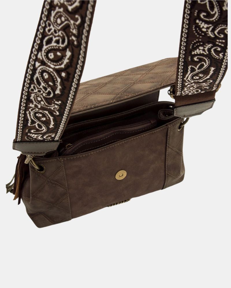Bolsas Bandoleiras Mulher  Castanho SAC3