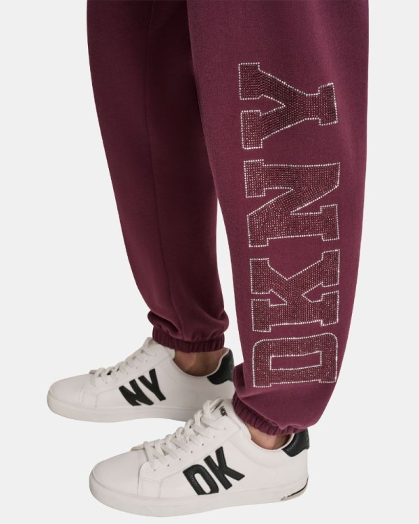 Calças de Fato de Treino Mulher DKNY Vermelho DP5P3737