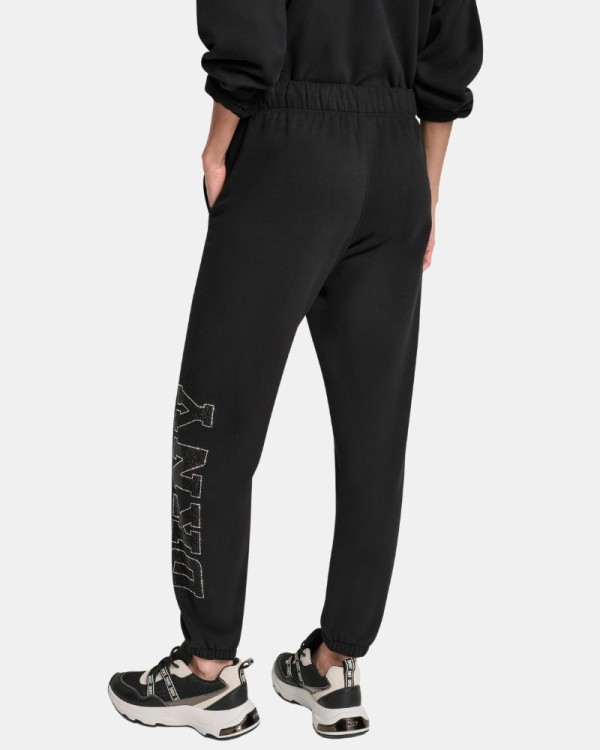  Pantalones Largos Chándal Mujer DKNY Negro DP5P3737