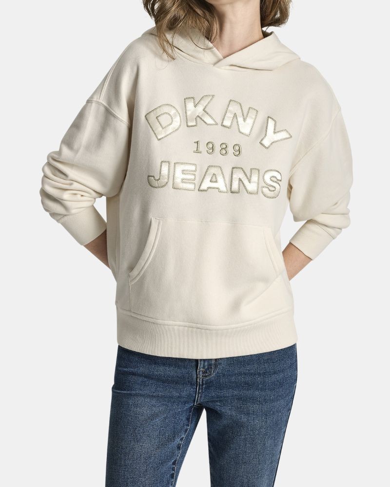 Casacos de capuz manga comprida Mulher DKNY Nude DJ5T1603