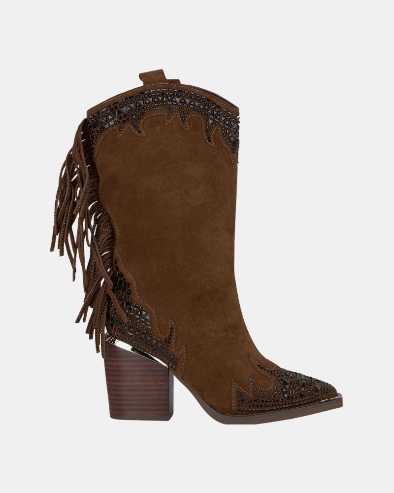 Botines Altas Mujer ALMA EN PENA Marrón I250827