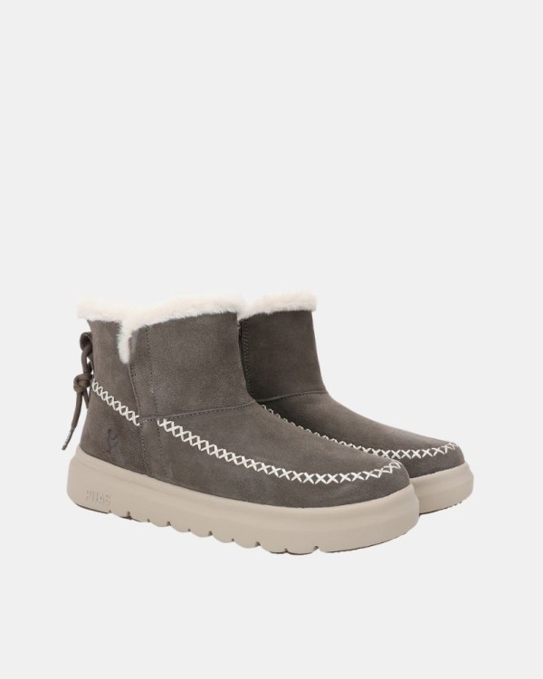 Botines Mujer Walkin Pitas Gris DALE